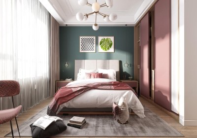 北欧儿童卧室3D模型下载